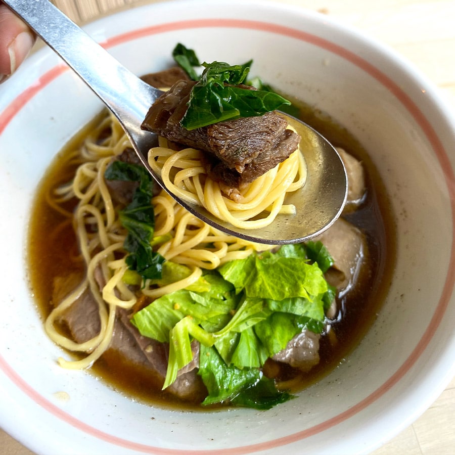 beef and noodles