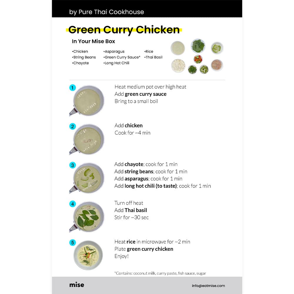 green chicken curry