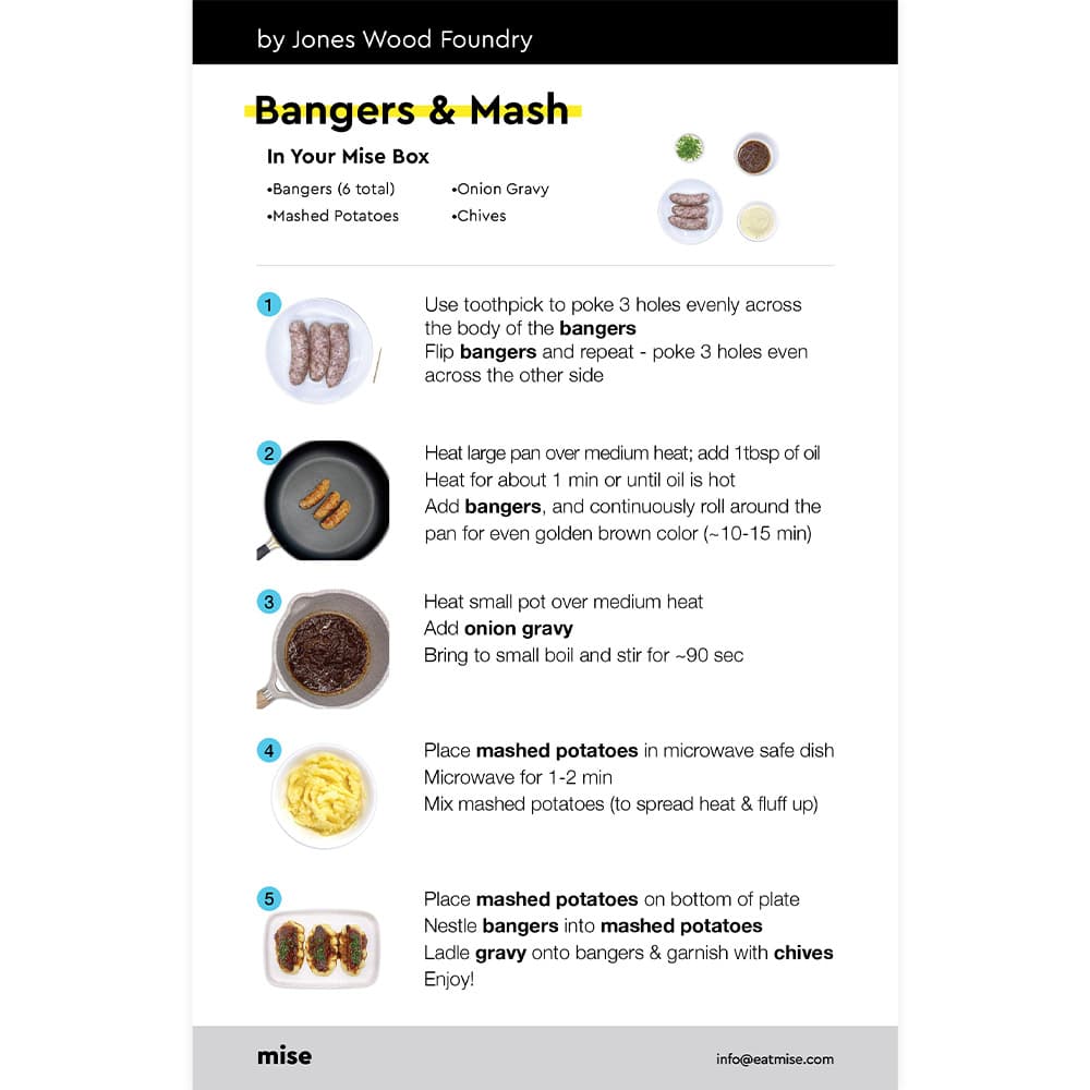 bangers and mesh recipe