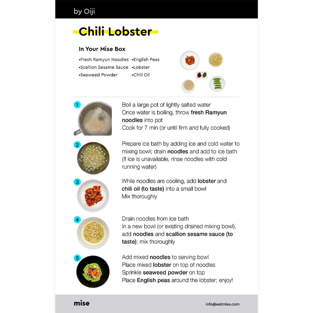 chili lobster recipe